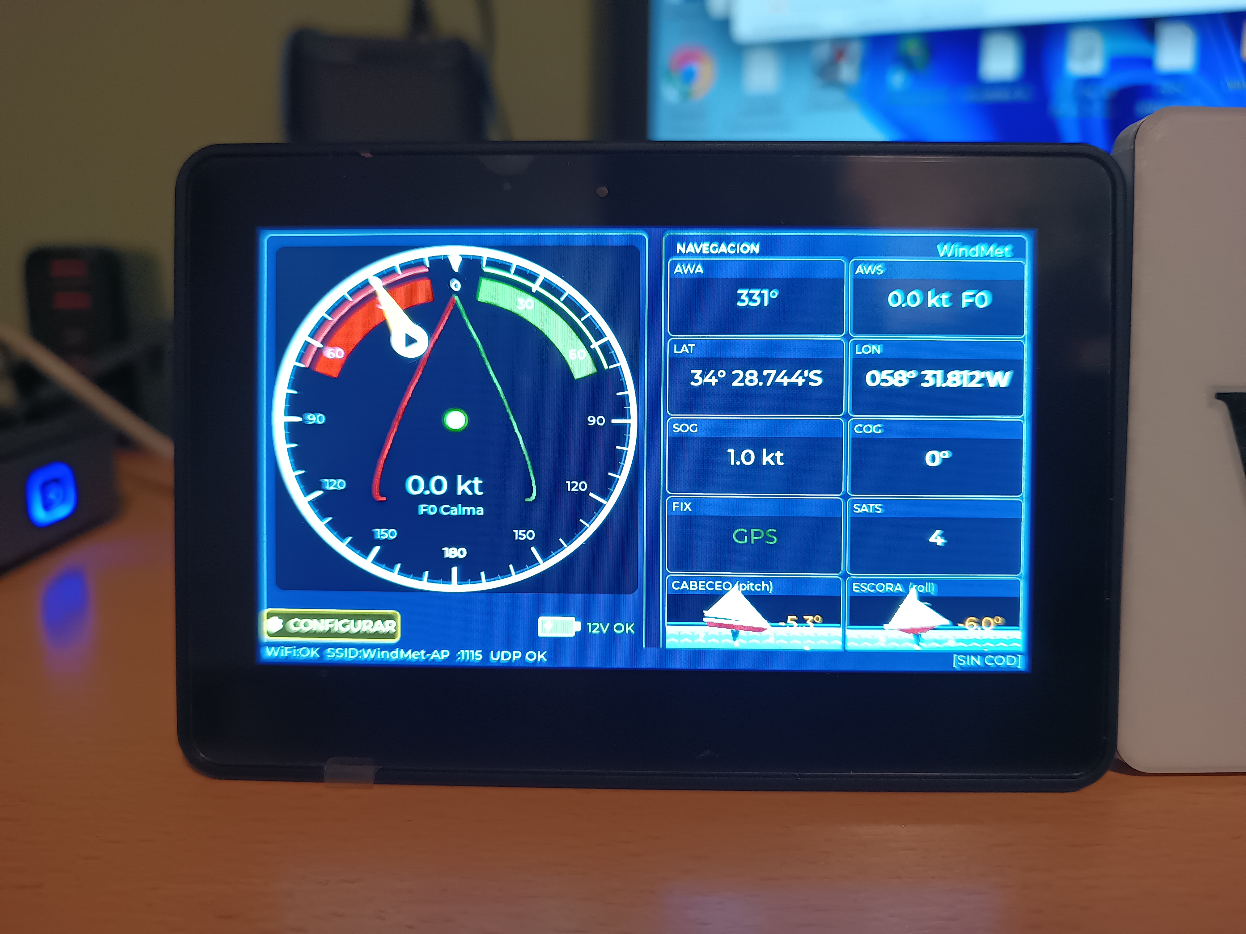 Anemometro Veleta basico