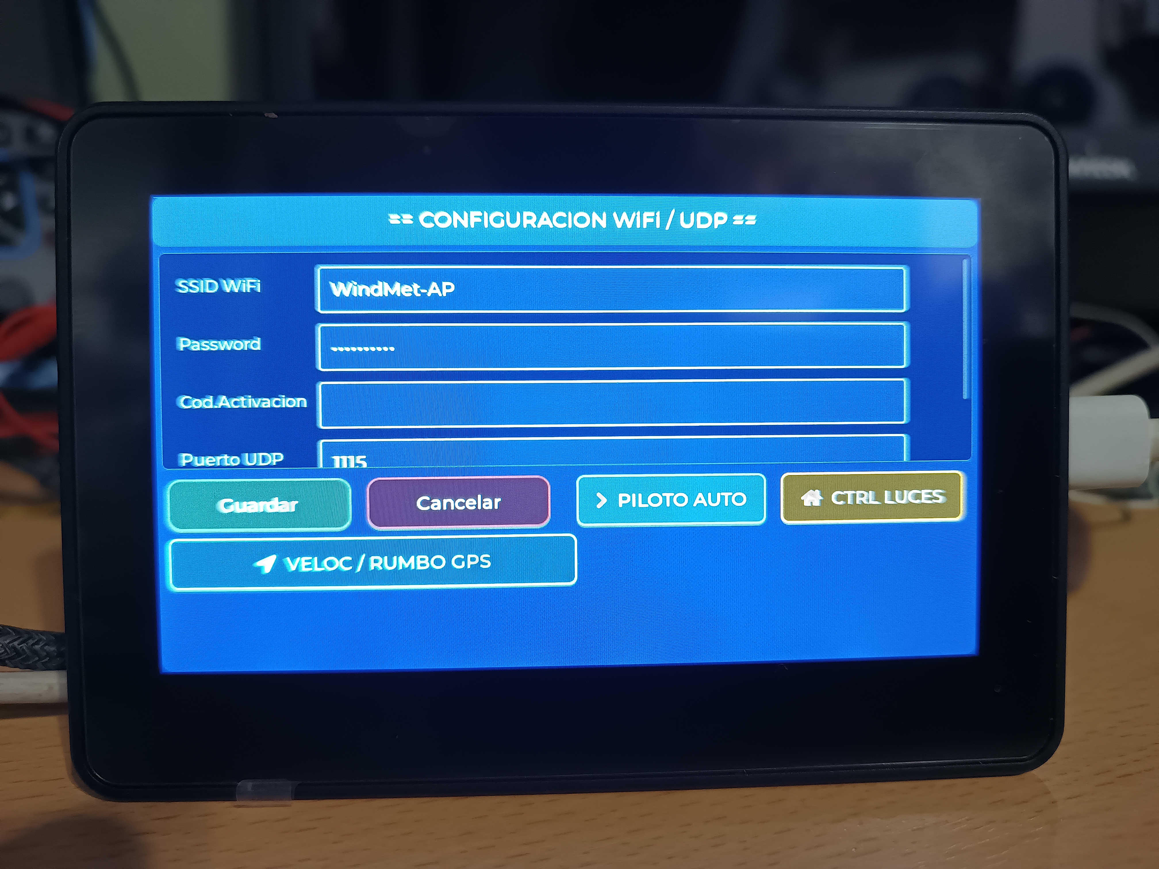 DISPLAY 4.3 inalambrico